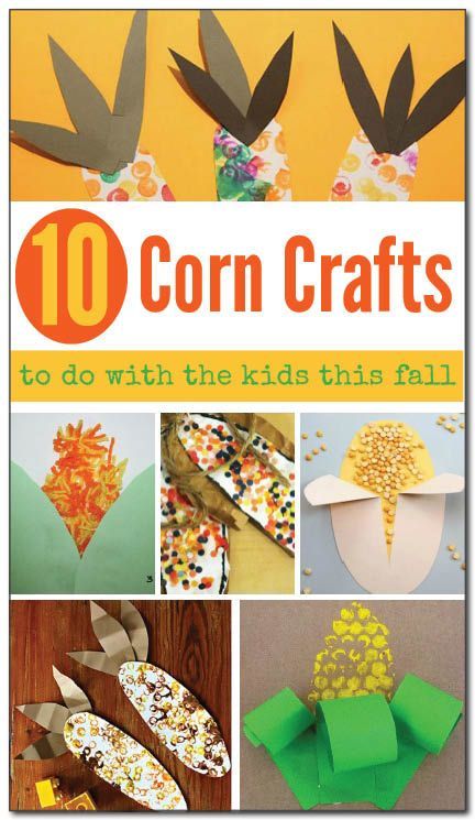 10 simple corn crafts to do with the kids this fall. Great corn craft ideas for Thanksgiving or anytime at all! Toddlers, preschoolers, kindergarteners and even older kids will all enjoy these fun corn crafts. || Gift of Curiosity Crafts With Corn Kernels, Harvest Corn Craft, Corn Preschool Activities, Corn Crafts Preschool, Corn Activities For Preschool, Corn Crafts For Kids, Corn Preschool, Farm Curriculum, Corn Activities