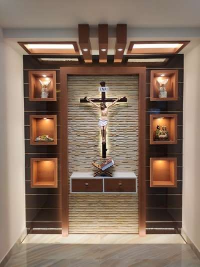 Catholic Alters For Home, Altar Design Home Modern, Small Altar Design Home Catholic, Prayer Room Ideas Catholic, Christian Altar Ideas For Home, Alter Design For Home Catholic, Catholic Altar Home Ideas, Altar Design Home Catholic, Small Prayer Room