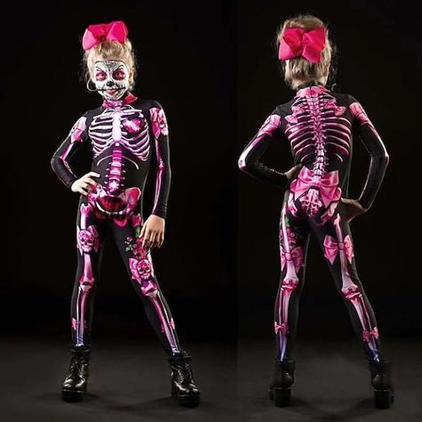 Skeleton Cosplay, Adult Women Halloween Costumes, Kids Costumes Boys, Skeleton Costume, Unique Halloween Costumes, Scary Costumes, Unique Halloween, Halloween Party Costumes, Halloween Costumes For Girls