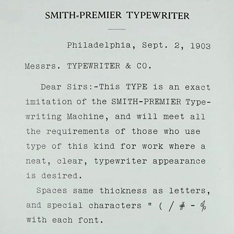 Letter Library on Twitter: "Smith-Premier Typewriter, Keystone Typen Foundry, approx.1903 #typewriter #typeface #monospace #typespecimen #schreibmaschine #smithpremier… https://t.co/oaDFYAIi8U" Typewriter Machine, Typewriter Letters, Writing Machine, Font Creator, Moonrise Kingdom, Typewriter Font, Letter Form, Typewriter, Twitter Sign Up