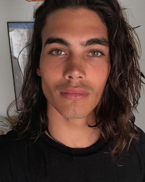 Image may contain: 1 person, closeup Vito Basso, Made In Home, Famous Male Models, Mixed Guys, Long Hair Styles Men, Male Face, Male Models, Male Model, Character Inspiration