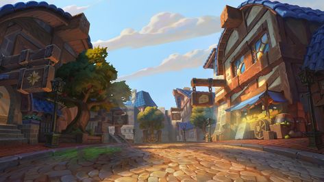 Blizzard Press Center - Hearthstone - Assets Blizzard Concept Art, Stormwind City, Snow Blizzard Art, Hearthstone Wallpaper, Hearthstone Heroes, Blizzard Hearthstone, Cinematic Trailer, Hd Anime Wallpapers, Blizzard Entertainment