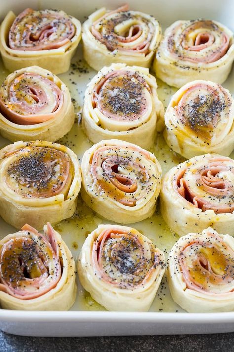 Appetizer Pinwheels, Ham And Cheese Rolls, Stuffed Pretzels, Hot Ham And Cheese, Cheese Roll Ups, Ham And Cheese Roll Ups, Ham And Cheese Pinwheels, Pinwheels Recipe, Cheese Pinwheels