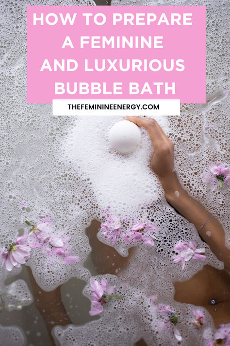 A luxurious bubble bath is the perfect way for a woman to indulge in her sensual feminine energy. Click to know more about how to prepare it. Bubble Bath Ideas, Winter Bubble, Bath Ideas, Bubble Bath, Feminine Energy, Fitness Lifestyle, A Woman, Bubbles, Bath