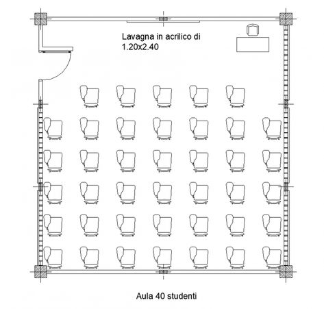 College classroom detail plan layout file Architecture College Plan, 21st Century Classroom Design, High Tech Classroom, Computer Lab Design, Classroom Floor Plan, Preschool Classroom Layout, University Classroom, Active Learning Classroom, Seating Chart Classroom