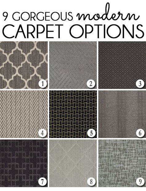 9 Gorgeous Modern Carpets that can be cut to create a custom rug or stair runner… Carpet Options, Stairway Carpet, Farmhouse Staircase, Farmhouse Stairs, Carpet Diy, Carpet Staircase, Staircase Runner, Carpet Ideas, Carpet Trends