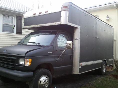 Toy Hauler Conversion, Zombie Base, Uhaul Truck, Camping Vehicles, Truck Conversion, U Haul Truck, Moving Van, Alternative Housing, Rv Bus