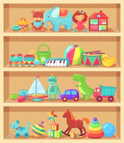 Ball Robot, Toys Illustration, Toy Illustration, Baby Piano, Piano Girl, Toys Cartoon, Funny Cartoon Characters, Girl D, Cartoon Toys