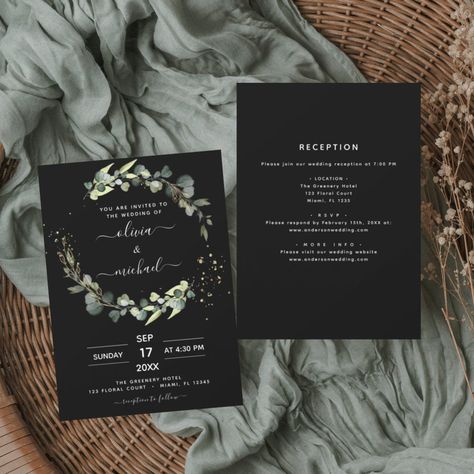 Looking for affordable and stylish wedding invitations? Check out our collection of budget-friendly wedding invitations to make your big day extra special without breaking the bank. Find the perfect design that suits your style and budget! #budgetweddinginvitations #budgetfriendlyinvites #affordableweddingstationery #cheapweddinginvites #savemoneyoninvitations #weddingstationeryonabudget #simpleweddinginvites #elegantweddingcards #lowcostweddinginvitations #budgetbride Wedding Invitation Flyer, Wedding Eucalyptus, Qr Code Wedding, Eucalyptus Wedding Invitation, Budget Wedding Invitations, Black And White Wedding Invitations, Spring Wedding Invitations, Invitation Flyer, Green Eucalyptus