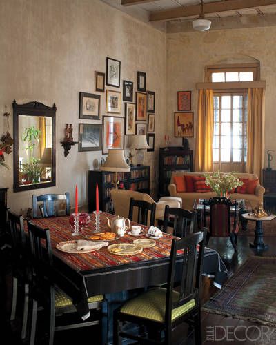 Colonial furniture and paintings by young Bengal artists in the dining area. Indian Living Rooms, Indian Interiors, Colonial Furniture, Indian Home Interior, Colonial Decor, Indian Homes, Indian Decor, Indian Home, Indian Summer