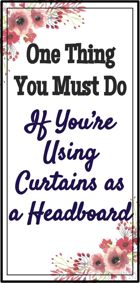 Curtains As Headboard Ideas, Curtain Headboard Ideas Diy, Diy Curtain Headboards, Curtain For Headboard, Curtain As Headboard, Sheer Curtain Headboard, Curtains As A Headboard, Diy Headboard Curtains, Curtains For Headboard Ideas