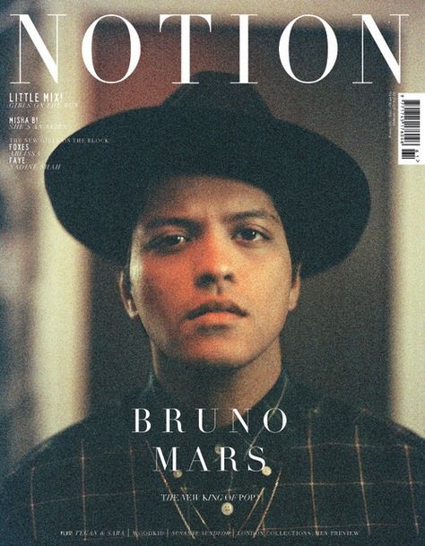 Bruno Mars - Notion Mars Photoshoot, Fav Celebrities, Cover Boy, When You Smile, My Dream Came True, Shangri La, King Of Pops, Bruno Mars, Good Looking Men