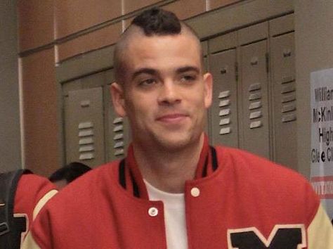 Noah Puckerman. Doesn't do anything at all while in high school except play football, throw classmates into dumpsters, ditch classes and sing in Glee club and is shocked that he's flunking out. Glee Puck, Glee Season 3, Noah Puckerman, Mark Salling, Mike Chang, Annette Bening, Finn Hudson, I Kissed A Girl, Finnick Odair