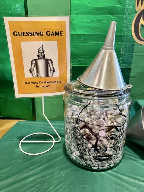 Wizard Of Oz Booth Ideas, Wizard Of Oz Craft Ideas, Wizard Of Oz House On Witch, Wizard Of Oz Games Activities, Wizard Of Oz Favors, Onederful Wizard Of Oz Birthday, Wizard Of Oz Event, Wizard Of Oz House Decorations, Wizard Of Oz Library Display