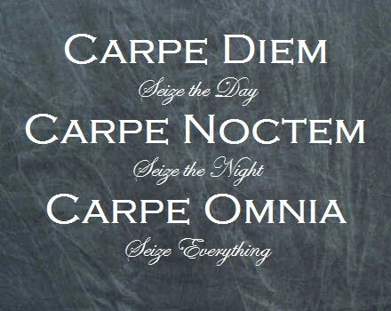 Carpe vitam. "Es un sinsentido vivir nuestra vida como si fuera eterna, pero no es menos absurdo vivirla como si la muerte fuera inminente.S.M. Seize The Moment Tattoo, Carpe Omnia Tattoo, Seize The Night Tattoo, Seize The Moment Quotes, Carpe Noctem Tattoo, Tattoo Quotes Latin, Carpe Omnia, Quotes Latin, Carpe Diem Art