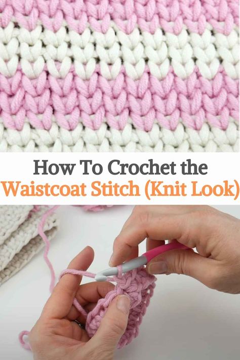 Waist Coat Stitch Crochet, Crochet Hook Sizes Chart, Crochet Waistcoat, Yarn Project, Chunky Crochet Blanket, Crochet Classes, Tunisian Crochet Stitches, Crochet Slipper Pattern, Crochet Bedspread Pattern