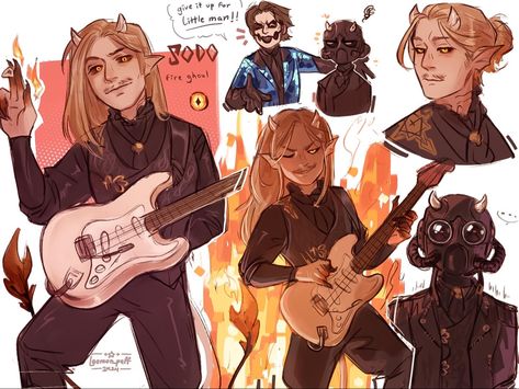 Ghoul Art Ghost, Ghoul Ghost Band Fanart, Ghost The Band Fanart, Nameless Ghoul Fanart, Dewdrop Ghoul Fanart, Ghost Ghouls Fanart, Ghost Ghoul Fanart, Ghost Band Drawing, Nameless Ghouls Fanart