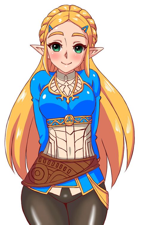 Princess Zelda by やわけん | The Legend of Zelda: Breath of the Wild | Know Your Meme Kakariko Village, Princesa Zelda, Botw Zelda, Hyrule Warriors, Zelda Breath Of The Wild, Link Zelda, Wind Waker, Nintendo Art, Zelda Art