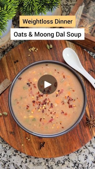 Dal Soup, Soup Ingredients, Moong Dal, The Soup, Chilli Flakes, Rolled Oats, Oats, Pizza, Healthy Recipes