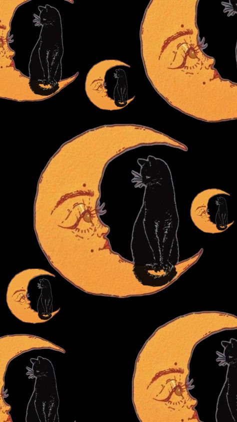 🐱🌛💫⭐️ Helloween Wallpaper, Space Phone Wallpaper, Gothic Wallpaper, Witchy Wallpaper, Iphone Wallpaper Images, Cute Simple Wallpapers, Flower Art Images, Phone Wallpaper Patterns, Cool Wallpapers Art