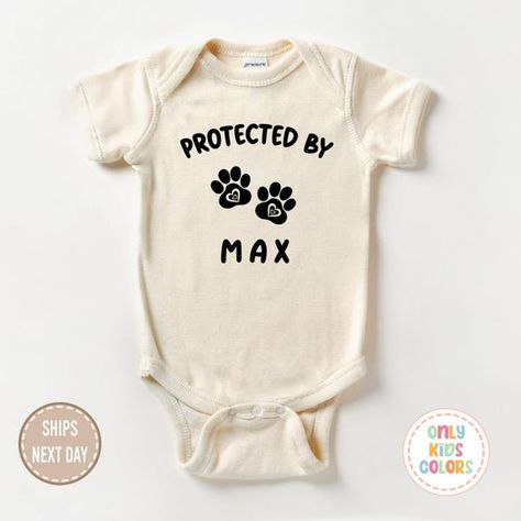 onlykidscolors - Etsy Türkiye Gerber Organic, Custom Baby Onesies, Dog Baby, Baby Design, Baby Dogs, Raleigh Nc, Custom Baby, Gender Neutral Baby, Our Baby