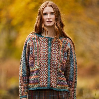 Marie Wallin Handknit and Crochet – Marie Wallin Shop Marie Wallin, Motif Fair Isle, Rowan Felted Tweed, Mattress Stitch, Textile Art Embroidery, Fair Isle Knitting Patterns, Knitting Sweater, Fair Isle Pattern, Knit In The Round