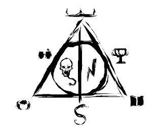 Anything, Everything..: List of the Horcruxes for the Immortality of Voldemort Horcrux Tattoo, Hermione And Ron, Hp Tattoo, Tattoo Filler, Profile Drawing, Banner Drawing, The Deathly Hallows, Mischief Managed, Deathly Hallows