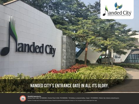 A place where people from different ethnicity and community stay in unison and have a great time. A place where community thrives. Come and have a look. #NandedCityWelcomes #NandedCity #SecureEnvironment #ModernEducation #SafeCity Nanded City, Residential Apartments, Entrance Gates, Pune, Entrance, Education, Road, Outdoor Decor, Quick Saves