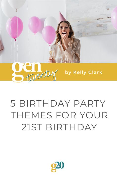 The 5 best themes for your 21st birthday party! The post 5 Birthday Party Themes For Your 21st Birthday appeared first on GenTwenty. 5 Birthday Party, 21st Birthday Party Themes, Early 2000s Party, 21st Birthday Themes, Best Themes, 2000s Party, Turning 21, 21st Birthday Party, 5 Birthday