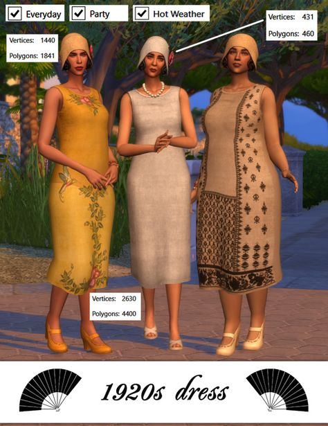 Hairstyles With A Hat, 1820s Dress, Sims 4 Decades Challenge, Medieval Ages, Old Outfits, Sims Building, A Hairstyle, 1920s Dress, Sims 4 Custom Content