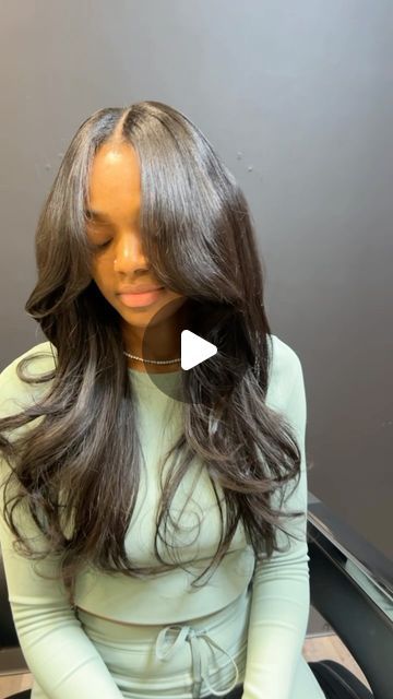 Houston Traditional Sewins on Instagram: "Happy Mondayyyyy to all the gorgeous girls 🫶🏾

Traditional Sewin + Basic Trim + @dhairboutique bundles" Traditional Sewin, Curtain Bangs, Bangs, Houston, Bundles, Trim, On Instagram, Instagram