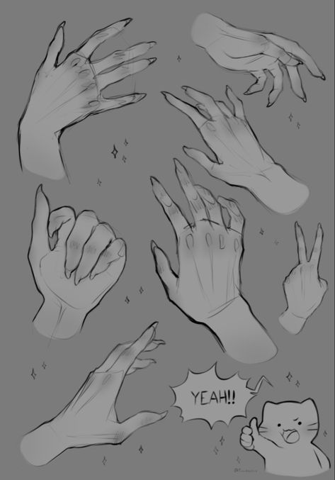 Hand art study Hands Study, Anatomy References, Anatomy Reference, Drawing Base, Drawing Reference, Art Inspo, Art Style, Anatomy, Art Reference