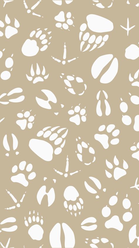 Footprints Wallpaper, Animals Footprints, Animal Footprints, Dinosaur Images, Log Cabin Decor, Monster High Art, Print Design Pattern, Dinosaur Background, Printed Backgrounds