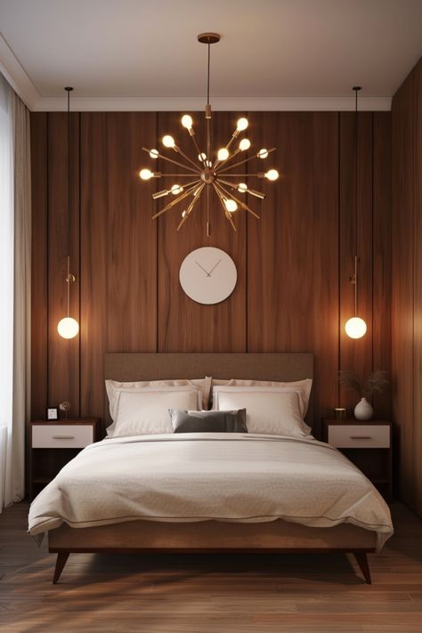 12 Modern Coastal Decor Ideas for a Serene Home – Everyday Inspo Wood Panel In Bedroom, Wood Paneling Bedroom, Paneling Bedroom, Wood Panel Bedroom, Small Entrance Halls, Black Bedroom Aesthetic, Organic Modern Bedroom, Cozy Home Library, Vibrant Living Room