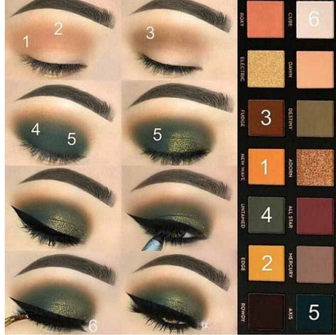 Prom Makeup For Brown Eyes, Step Ideas, Make Up Designs, Revolution Eyeshadow, Blue Smokey Eye, Trendy Eyeshadow, Makeup Revolution London, Makeup Tutorial Step By Step, Makeup Books