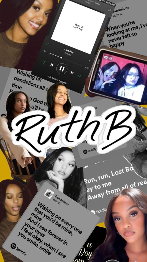 Ruth B, Dandelion Wish, A Wallpaper, Lost Boys, Songs, Feelings, 10 Things