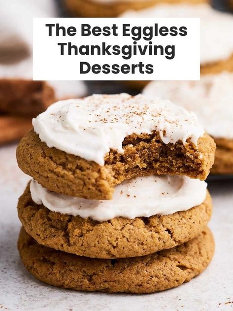 Eggless thanksgiving desserts. Thanksgiving Desserts Vegan, Eggless Dessert Recipes, Desserts Without Eggs, Gluten Free Desserts Thanksgiving, Vegan Thanksgiving Dessert, Thanksgiving Dessert Recipes, Pear Pie, Holiday Desserts Table, Pumpkin Ice Cream