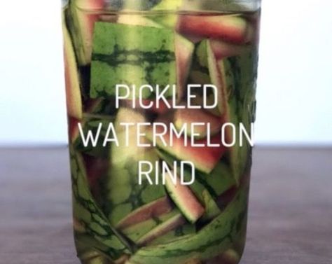 Pickled Watermelon Rind Recipe, Watermelon Rind Recipes, Pickled Watermelon, Pickled Watermelon Rind, Pickled Vegetables Recipe, Watermelon Pickles, Cooking App, Fermentation Recipes, Enchilada Soup