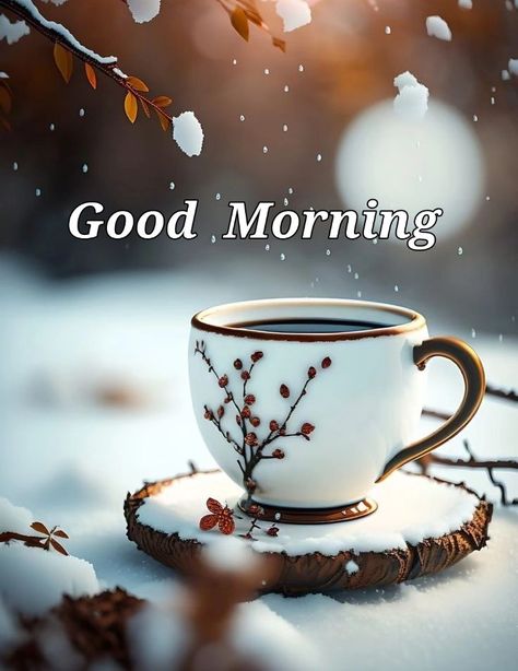 Winter Good Morning, Good Morning Winter Images, Cute Good Morning Gif, Good Morning Winter, Good Morning Image, Morning Winter, Morning Pic, Good Morning Wishes Gif, Special Good Morning