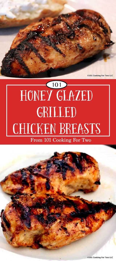 Great honey glaze combined with that extra grilled flavor with wonderful results. You can never have too many great chicken recipes.  via @drdan101cft Grilled Honey Chicken Recipes, Honey Glazed Grilled Chicken, Honey Barbeque Chicken, Honey Glazed Chicken Breast, Glazed Grilled Chicken, Honey Chicken Breast, Honey Grilled Chicken, Grilled Boneless Chicken Breast, Cooking Reference