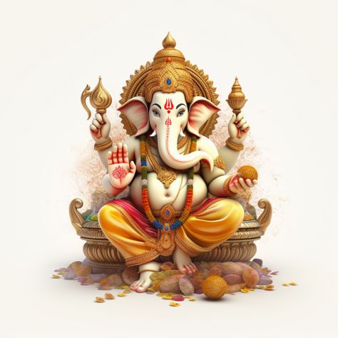 Ganesha Png, Ganesh Png, Greek Mythology Characters, Cartoons Krishna, Greek Mythology Statue, Ganesh Art Paintings, Indian God, Ganesh Art, Chinese Mythology