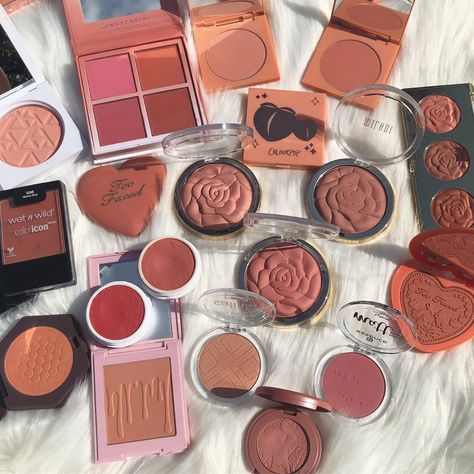 Blush Collection Aesthetic, Single Eyeshadow, Cruelty Free Makeup, Blush Makeup, Cosmetology, Beauty Supply, Love Makeup, Makeup Collection, Eyeshadow Palette