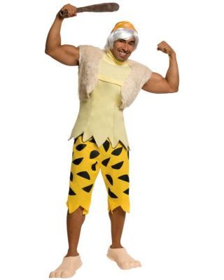 Bam Bam!! Flintstones Costume Bam Bam Flintstones, Pastel Yellow Shirt, Barney Costume, Flintstones Costume, A Strong Man, Bamm Bamm, White Wig, Strong Man, The Flintstones