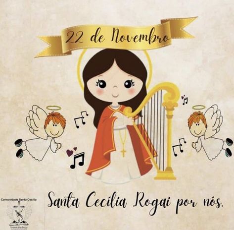 Santa Cecilia, Santa Lucia, Angeles, Angel