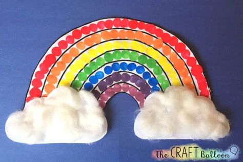 Crab Finger Painting, Rainbow Crafts Preschool, Paper Fortune Teller, Finger Painting For Kids, Crab Crafts, Owl Craft, Rainbow Craft, St Patricks Day Crafts For Kids, Silly Hats