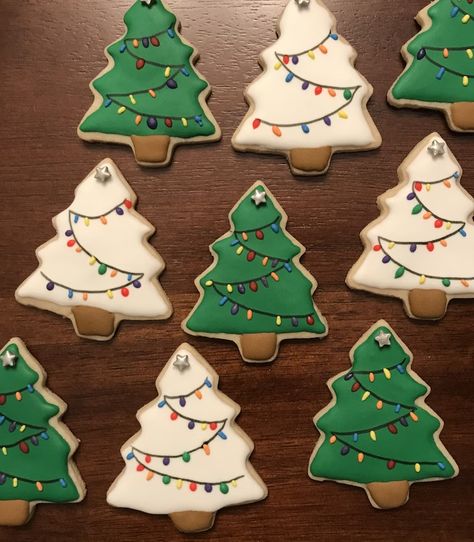 Christmas Tree Sugar Cookies - Etsy