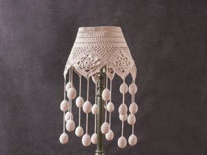 Lamp Crochet, Lamp Design Ideas, Crochet Lampshade, Crochet Lamp, Macrame Chandelier, Crochet Patterns Ideas, Macrame Lamp, Handmade Lamp, Macrame Supplies