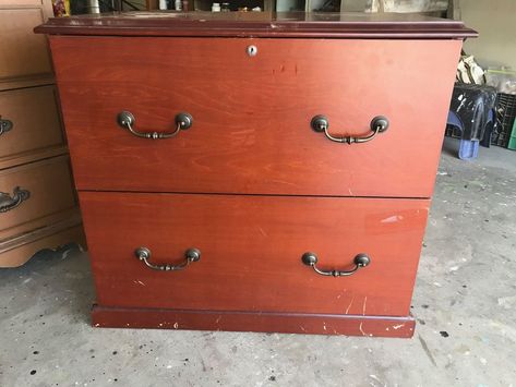 Pretty File Cabinet, Wooden Filing Cabinet Makeover, Wooden File Cabinet Makeover, Wood File Cabinet Makeover, Lateral File Cabinet Makeover, Refurbish Filing Cabinet, Repaint Filing Cabinet, Repurposing Metal File Cabinets, File Cabinet Redo