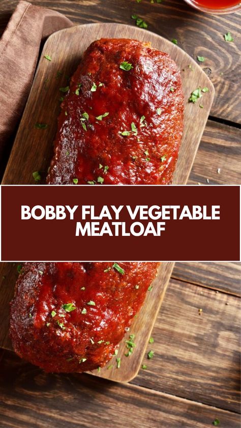 Bobby Flay Vegetable Meatloaf recipe uses ground turkey, fresh vegetables like zucchini and bell peppers, and a flavorful combination of herbs and spices the total time required is 1 hour and 40 minutes, and it serves 6 people. Best Turkey Meatloaf Recipes, Bobby Flay Meatloaf Recipe, Bobby Flay Meatloaf, Recipes Using Ground Turkey, Rice Crispies Recipe, Turkey Meatloaf Recipe, Bobby Flay Recipes, Turkey Meatloaf Recipes, Vegetable Meatloaf