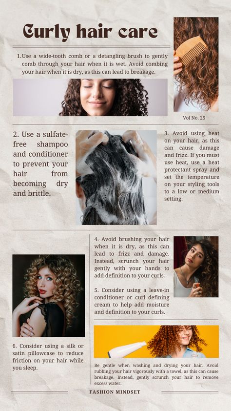 Curly Hair Care Routines, How To Take Care Of Thick Curly Hair, Tips For Growing Curly Hair, Curly Hair Facts, Curly Hair Confidence, How To Manage Curly Frizzy Hair, Washing Curly Hair Tips, Curly Hair Health Tips, How To Detangle Curly Hair